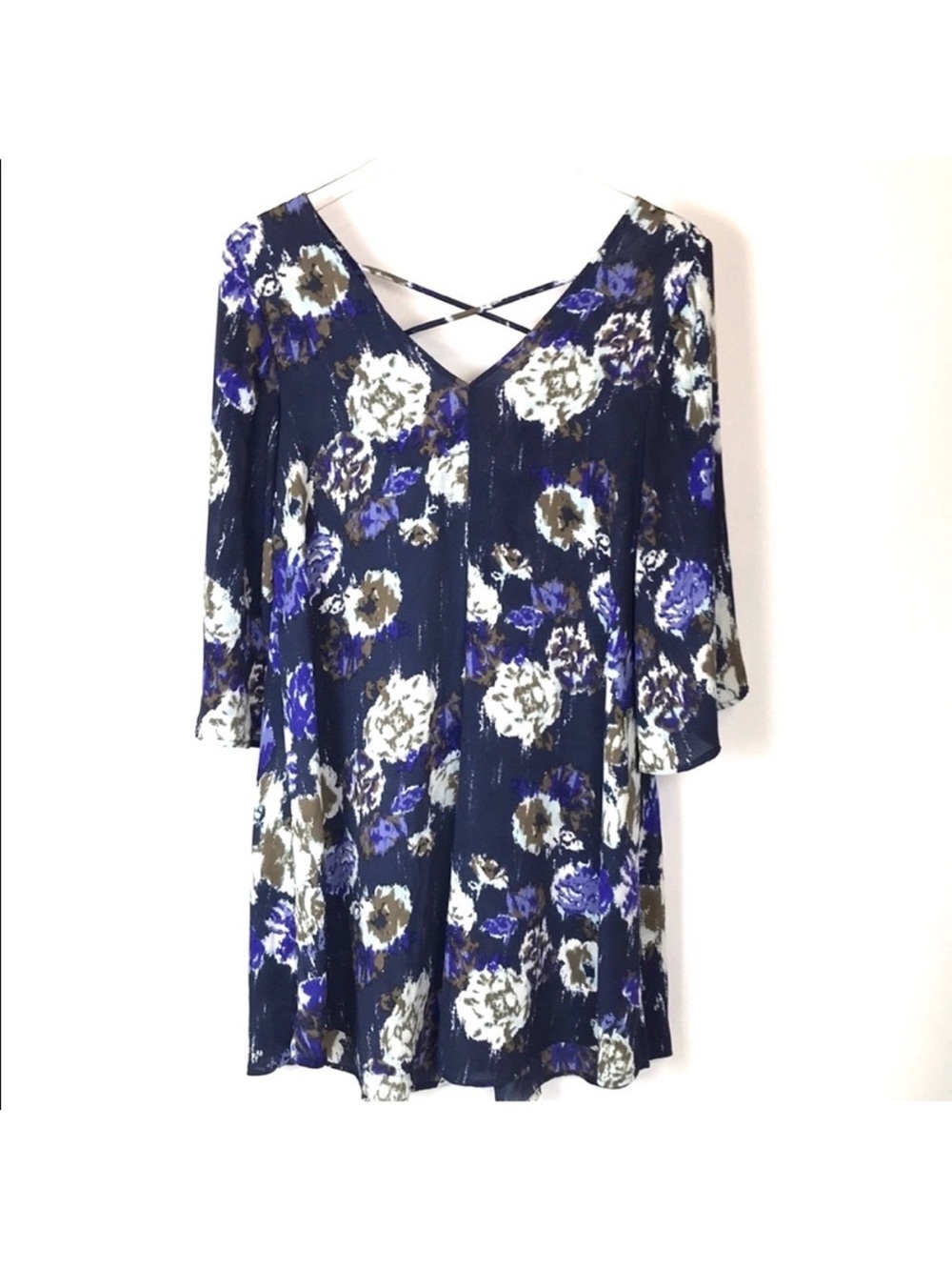 Leith Floral Print Dress Size S